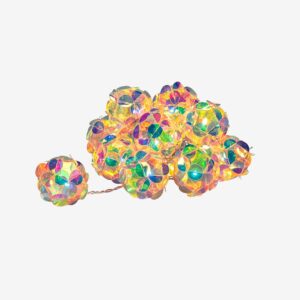 Konstsmide – Glober 10 LED B/O timer – Flerfärgad – Ljusslingor – Från Homeroom