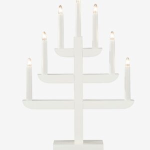 Konstsmide – Ljusstake 7 glödlampor 46cm – Vit – Adventsljusstakar – Från Homeroom