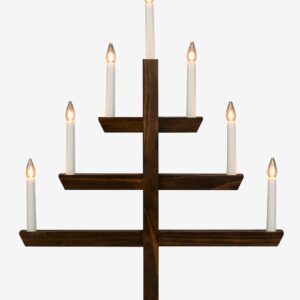 Konstsmide – Ljusstake 7 glödlampor – Brun – Adventsljusstakar – Från Homeroom
