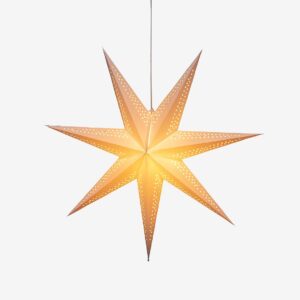 Konstsmide – Pappersstjärna 78 cm – Vit – Adventsstjärnor – Från Homeroom