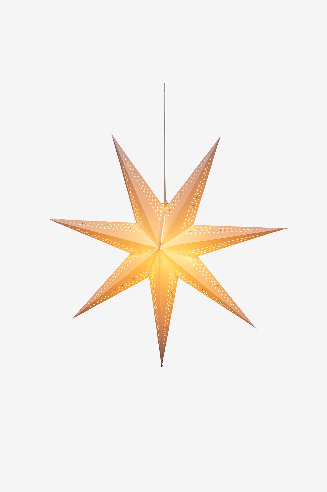 Konstsmide - Pappersstjärna 78 cm - Vit - Adventsstjärnor - Från Homeroom