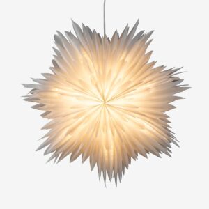 Konstsmide – Pappersstjärna hängande 80cm – Vit – Adventsstjärnor – Från Homeroom