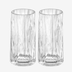 Koziol – Glas 2-pack Club No. 8 300 ml – Transparent – Dricksglas – Från Homeroom