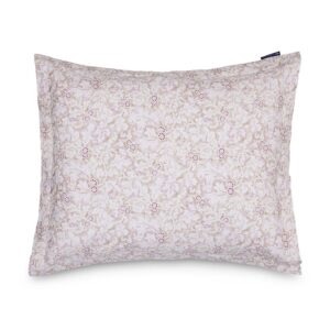 Lexington Fall Leaves Printed Cotton Sateen Örngott 50×60 Röd