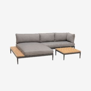 LifestyleGarden – Set med dagbädd XL TOPAZ – Grå – Loungemöbler – Från Homeroom