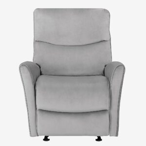 Loft24 – Chesley Recliner Manuel Velvet – Grå – Fåtöljer – Från Homeroom