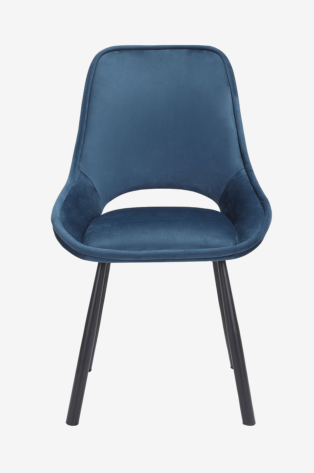 Loft24 – Eliza matstol med metallben 2-pack – Blå – Stolar – Från Homeroom