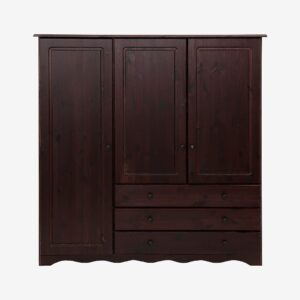 Loft24 – Highboard Minik 3 dörrar/3 lådor – Brun – Skåp – Från Homeroom