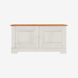 Loft24 – Lisa bänk med 2 dörrar – Vit – Skåp – Från Homeroom