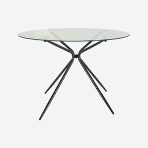 Loft24 – Matbord Silvie Ø110 – Svart – Matbord – Från Homeroom