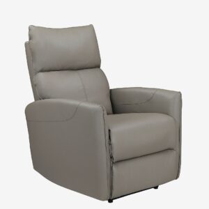 Loft24 – Pineto Fåtölj med elektrisk funktion i PU – Grå – Fåtöljer – Från Homeroom