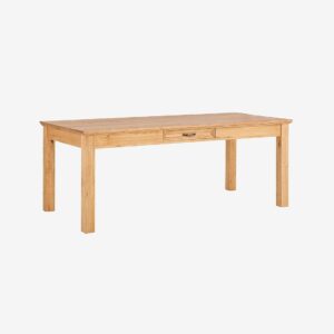 Loft24 – Selma Matbord 180 cm med 1 låda i furu – Brun – Matbord – Från Homeroom