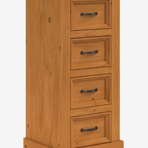 Loft24 – Selma byrå med 4 lådor i furu – Beige – Skåp – Från Homeroom