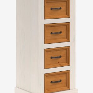 Loft24 – Selma byrå med 4 lådor i furu – Vit – Skåp – Från Homeroom