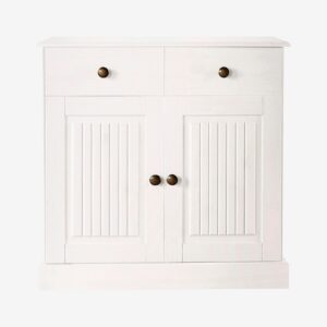 Loft24 – Sideboard 2 dörrar 1 låda Mille – Vit – Byråar – Från Homeroom