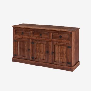 Loft24 – Skänk 3 dörrar 3 lådor Mexico – Brun – Skänkar & sideboards – Från Homeroom