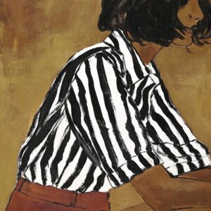 Malerifabrikken – Fine Art Board / Let it go / Svart ram – Brun – Tavlor – Från Homeroom