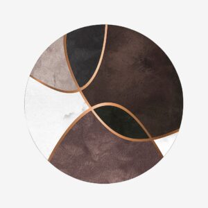 Malerifabrikken – Tavla Velvet Shapes 4 – Brun – Tavlor – Från Homeroom