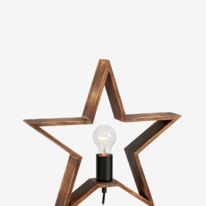 Markslöjd – Bordsstjärna Estrella 1L – Brun – Adventsljusstakar – Från Homeroom