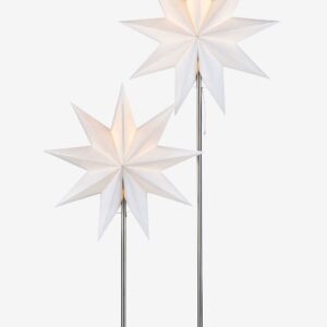 Markslöjd – DUVA Dubbel Stjärna – Grå – Adventsstjärnor – Från Homeroom