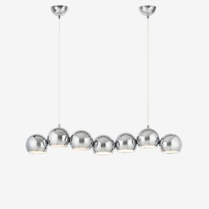 Markslöjd – Taklampa Cupolo 7L – Krom – Takpendlar – Från Homeroom