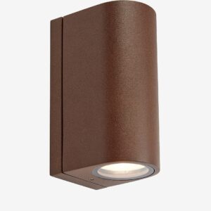 Markslöjd – Vägglampa Alor 2L – Brun – Fasadbelysning – Från Homeroom