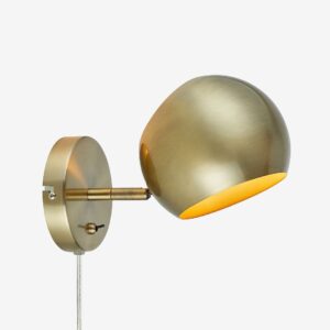 Markslöjd – Vägglampa Edgar – Mässing – Vägglampor – Från Homeroom