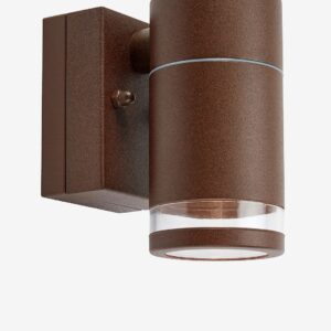 Markslöjd – Vägglampa Luno 1L – Brun – Fasadbelysning – Från Homeroom