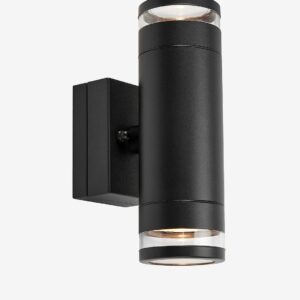 Markslöjd – Vägglampa Luno 2L – Svart – Fasadbelysning – Från Homeroom