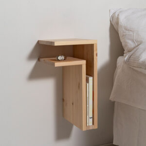 Maze F-Shelf Vägghängt Sängbord Brun