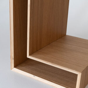 Maze L-shelf Vägghängt Sängbord Oak