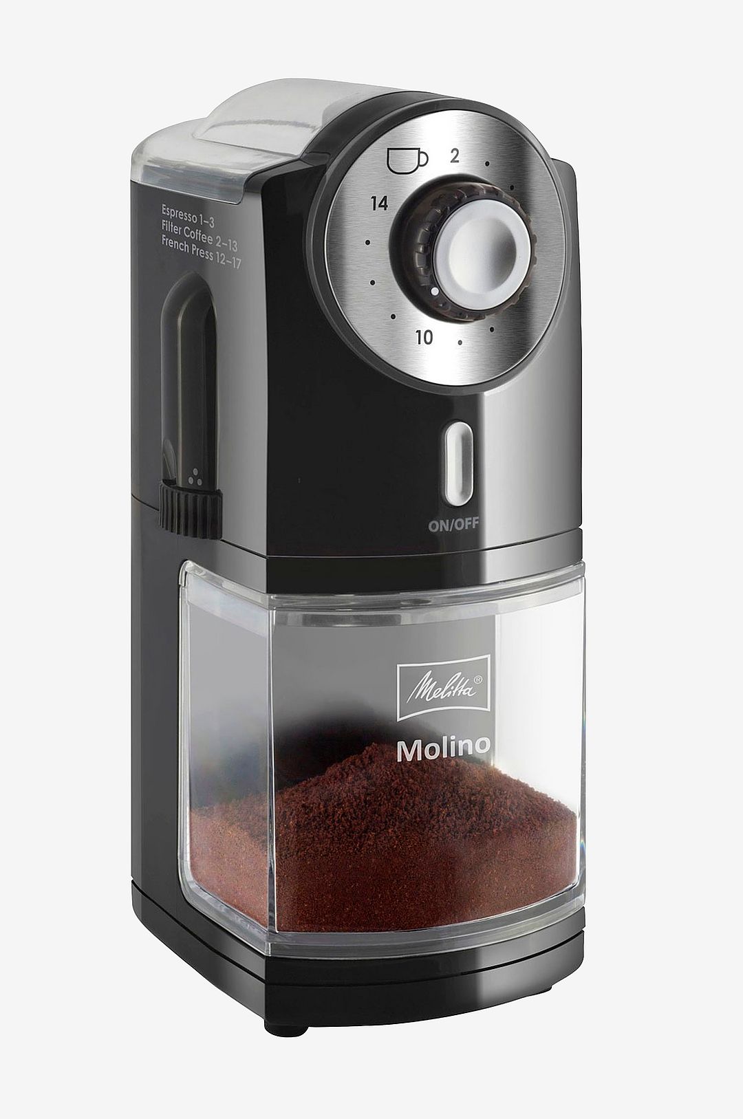 Melitta – Kaffekvarn Molino – Svart – Kaffekvarnar – Från Homeroom
