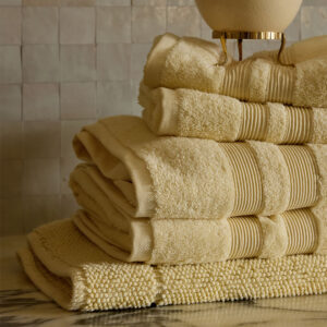 Mille Notti Fontana Handduk 30×50 Gul