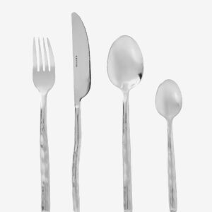 Muubs – Bestick Uta – Polerat stål 16 delar – Silver – Bestick – Från Homeroom