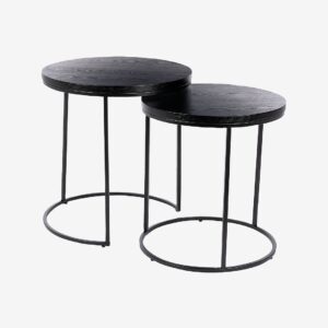 Nordic Furniture Group – Kaffebord Natalie 50 set ask – Svart – Soffbord – Från Homeroom