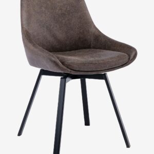 Nordic Furniture Group – Matstol Parade med snurr, 4-pack – Brun – Stolar – Från Homeroom