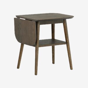 Nordic Furniture Group – Sidobord med hylla & klaff Kalmar – Brun – Avlastningsbord & sidobord – Från Homeroom