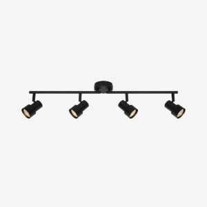 Nordlux – Taklampa Boston 4-rail – Svart – Spotlights – Från Homeroom
