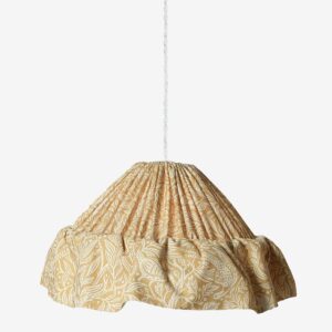 PR Home – Taklampa Stina Tryckt 40cm – Gul – Takpendlar – Från Homeroom