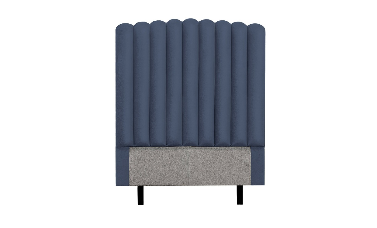 PRIMO HIGH 120 Sänggavel Sammet Blå