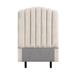 PRIMO HIGH 90 Sänggavel Sammet Beige