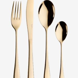 Pintinox – Bestickset 24 delar Princess Sun – Guld – Bestick – Från Homeroom
