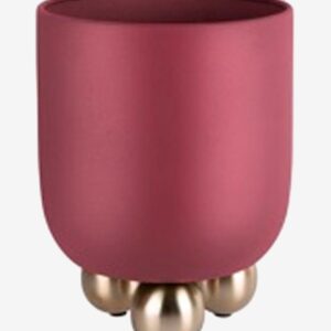 Present Time – Växtkruka Estilo Large – Röd – Krukor & vaser – Från Homeroom