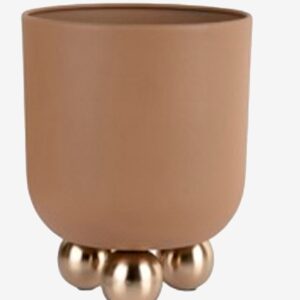 Present Time – Växtkruka Estilo Small – Brun – Krukor & vaser – Från Homeroom