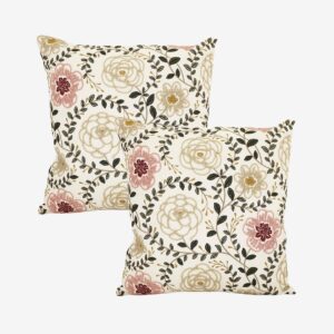 Redlunds – Bianca fodral 45×45 2-pack – Rosa – Prydnadskuddar & kuddfodral – Från Homeroom