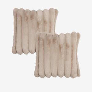 Redlunds – Brooklyn fodral 50×50 2-pack – Beige – Prydnadskuddar & kuddfodral – Från Homeroom