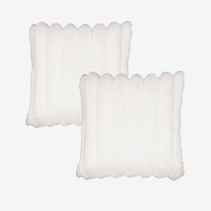 Redlunds – Brooklyn fodral 50×50 2-pack – Vit – Prydnadskuddar & kuddfodral – Från Homeroom