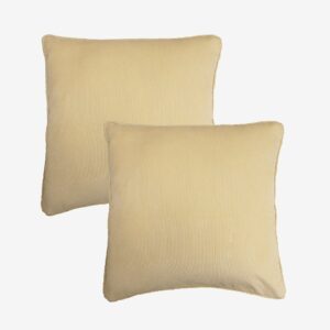 Redlunds – Eddie Fodral 45×45 2-pack – Gul – Prydnadskuddar & kuddfodral – Från Homeroom