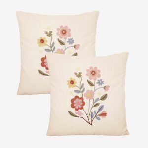 Redlunds – Greta fodral 45×45 2-pack – Rosa – Prydnadskuddar & kuddfodral – Från Homeroom