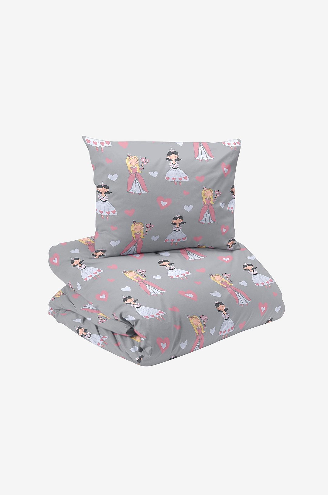 Redlunds – Prinsessa 2-d bädd – Grå – Påslakanset – Från Homeroom